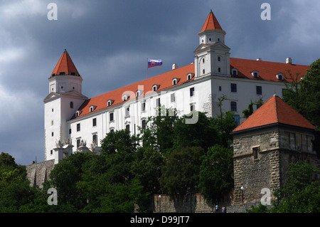 Burg von Bratislava - Bratislava, Slowakei Stockfoto