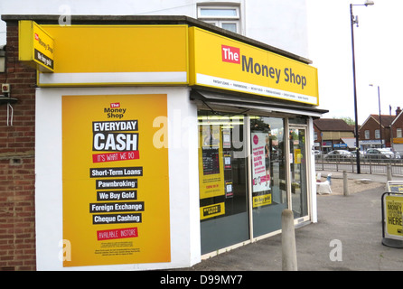 DIE Geld-SHOP, Slough, Berkshire, England. Foto Tony Gale Stockfoto