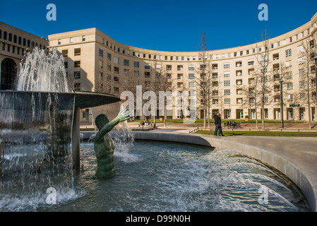 Place de Thessalie, Montpellier, Hérault, Languedoc-Roussillon Stockfoto