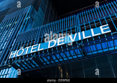 Hotel de Ville, Montpellier, Hérault, Languedoc-Roussillon, Frankreich Stockfoto