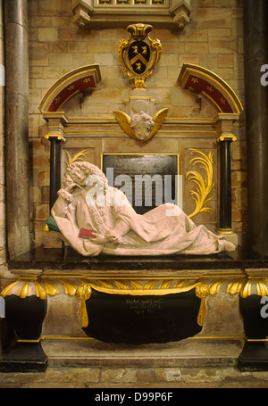 Denkmal für den Arzt Lionel Lockyer im nördlichen Querschiff der Southwark Cathedral, London Stockfoto