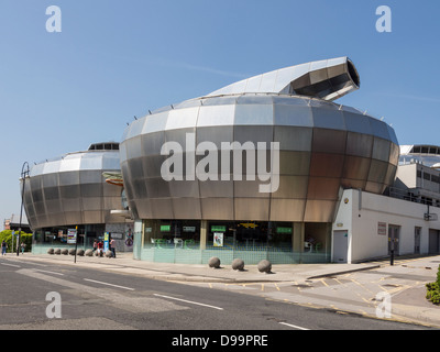 Die Hubs Studentenschaft Zentrum für Sheffield Hallam University umgewandelt vom ehemaligen Museum für populäre Musik Stockfoto