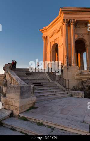 Chateau d ' Eau in Place Royale du Peyrou, Montpellier, Hérault, Languedoc-Roussillon, Frankreich Stockfoto