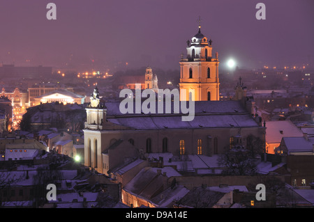 St. Johannes Kirche, Vilnius, Litauen Stockfoto