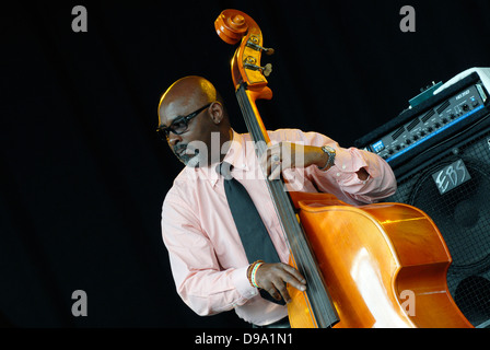 Stockholm Jazz Festival auf der Insel Skeppsholmen in Zentrum der schwedischen Hauptstadt genannt. Stockfoto