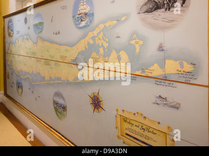 Sag Harbor Whaling Museum auf Long Island Stockfoto