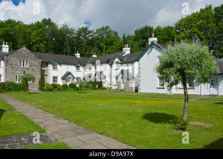 Stilisierten Häuser Holker Estate, South Lakeland, Cumbria, England UK Stockfoto