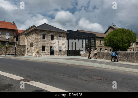 Das Museum in Le Chambon Sur Lignon Le Chambo, Haute-Loire, Frankreich. Stockfoto