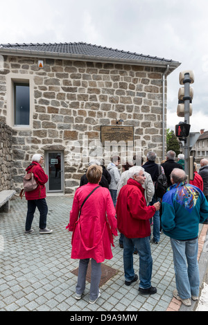 Das Museum in Le Chambon Sur Lignon Le Chambo, Haute-Loire, Frankreich. Stockfoto