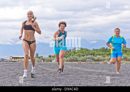 Running Damen Stockfoto