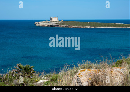 Insel, Portopalo di Capo Passero, Provinz Siracusa, Sizilien, Italien, Insel, Portopalo di Capo Passero, Provinz Syrakus, Sizilie Stockfoto