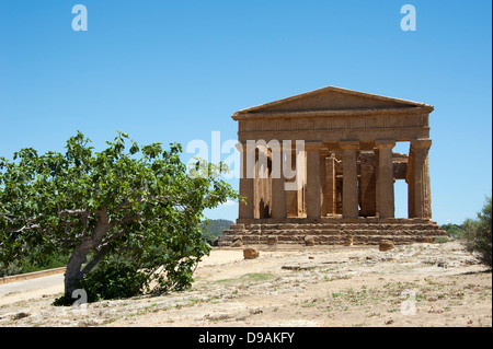 Concordia-Tempel-Tal der Tempel Agrigent Sizilien Italien Concordia Tempel Tal der Tempel Agrigent Sizilien Italien Agrigento Stockfoto