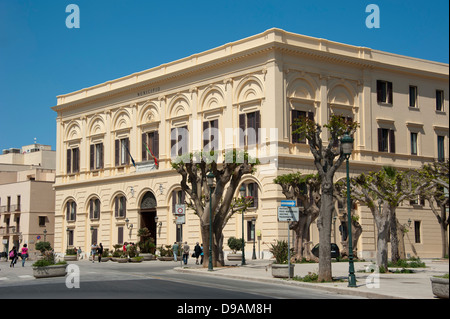 Rathaus, Trapani, Sizilien, Italien, Rathaus, Palazzo d' Ali, Trapani, Sizilien, Italien Stockfoto