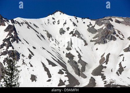 Lassen Peak Vulkan in Lassen Volcanic Nationalpark, Northern California Stockfoto