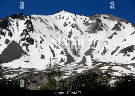 Lassen Peak Vulkan in Lassen Volcanic Nationalpark, Northern California Stockfoto