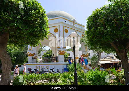 Altmarkt (Nea Agora), Mandraki Hafen, Altstadt, Altstadt von Rhodos, Rhodos, Dodekanes, Griechenland Stockfoto