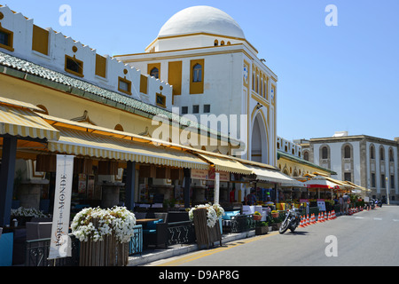 Altmarkt (Nea Agora), Mandraki Hafen, Altstadt, Altstadt von Rhodos, Rhodos, Dodekanes, Griechenland Stockfoto