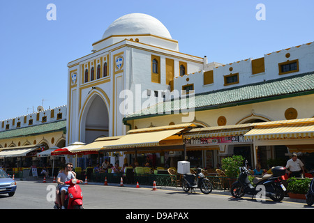 Altmarkt (Nea Agora), Mandraki Hafen, Altstadt, Altstadt von Rhodos, Rhodos, Dodekanes, Griechenland Stockfoto