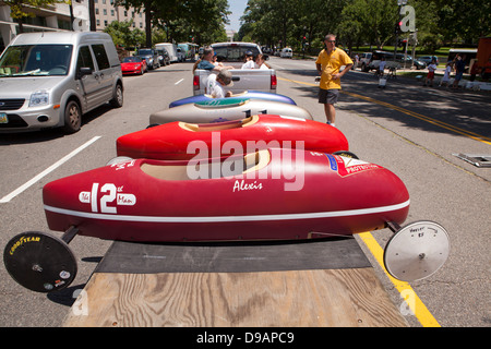 Washington DC Seifenkistenrennen Autos Stockfoto