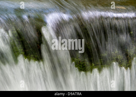 Venford Bach. Wasser und Felsen. Dartmoor, Devon, England Stockfoto