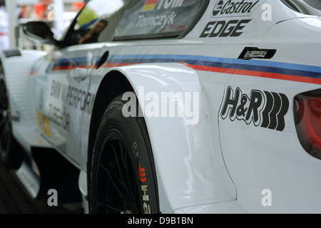 Deutsche Tourenwagon beherrscht. DTM-Tourenwagen-Serie. Runde 2. Marken Luke Stromkreis, Kent, UK. Juni 2013 18/19 Stockfoto