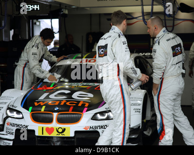 Deutsche Tourenwagon beherrscht. DTM-Tourenwagen-Serie. Runde 2. Marken Luke Stromkreis, Kent, UK. Juni 2013 18/19 Stockfoto