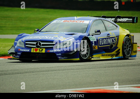 Deutsche Tourenwagon beherrscht. DTM-Tourenwagen-Serie. Runde 2. Marken Luke Stromkreis, Kent, UK. Juni 2013 18/19 Stockfoto