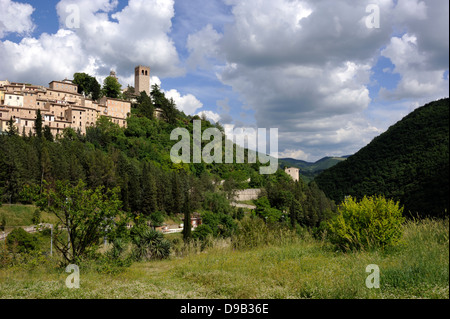 Italien, Umbrien, Nocera Umbra Stockfoto