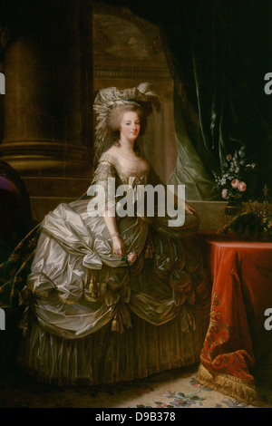 Elisabeth Vigée-Lebrun Portrait von Marie-Antoinette Königin von Frankreich Versailles Museum Stockfoto