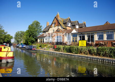 Das Boat House Pub Public House Braunston Turn Kreuzung zwischen Grand Union Canal und Oxford Canal Braunston Northamptonshire uk Stockfoto