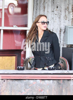 Bitte löschen Sie den folgenden Satz von Bildern von Ihrem System - geschickt in Fehler Melissa Gorga im House Of Blues in West Hollywood in West Hollywood Kalifornien - 11.02.12 Stockfoto