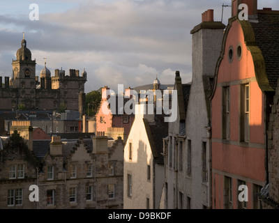 Heriot Schule von der Victoria Street Stockfoto