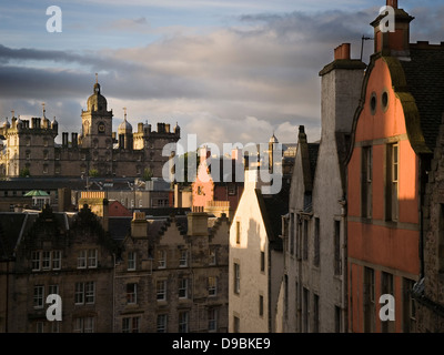 Heriot Schule von der Victoria Street Stockfoto