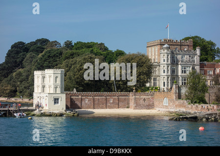 Brownsea Castle, Brownsea Island, Poole, Dorset, England, UK. Stockfoto