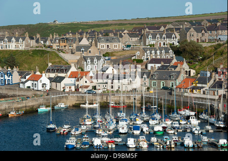 Hafen, Findochty, Moray, Schottland, Großbritannien, Europa, Hafen, Hafen, Findochty, Moray, Schottland, Grossbritannien, Europa Stockfoto