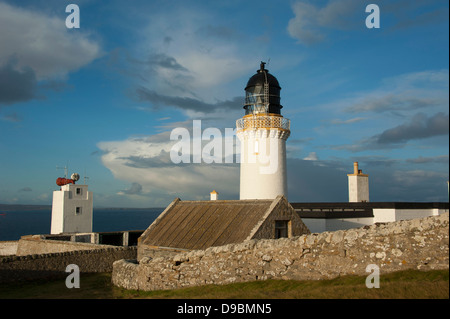 Leuchtturm, Dunnet Head, Schottland, Großbritannien, Europa, am nördlichsten Punkt von Festland Großbritannien, Ostern Kopf, Leuchtturm, Du Stockfoto