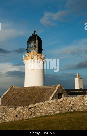 Leuchtturm, Dunnet Head, Schottland, Großbritannien, Europa, am nördlichsten Punkt von Festland Großbritannien, Ostern Kopf, Leuchtturm, Du Stockfoto