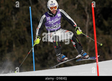 Fritz Dopfer Audi FIS Alpine Ski World Cup Kitzbühel, Österreich - 25.01.12 Stockfoto