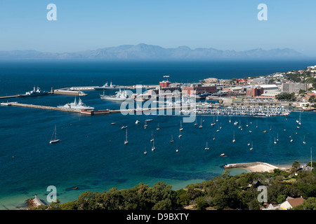 Hafen, Simons Town, False Bay, Südafrika Stockfoto