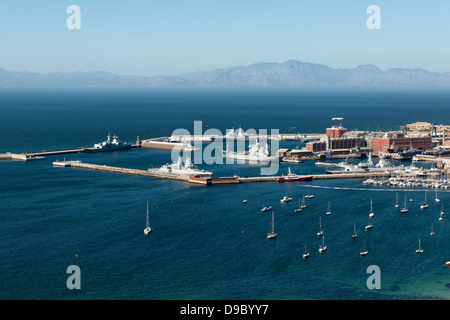 Hafen, Simons Town, False Bay, Südafrika Stockfoto