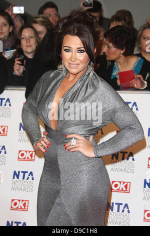 Lauren Goodger National Television Awards 2012 (NTA) - Ankünfte London, England - 25.01.12 Stockfoto