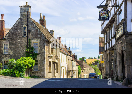 Norton St Philip Dorf, Somerset, England, UK Stockfoto