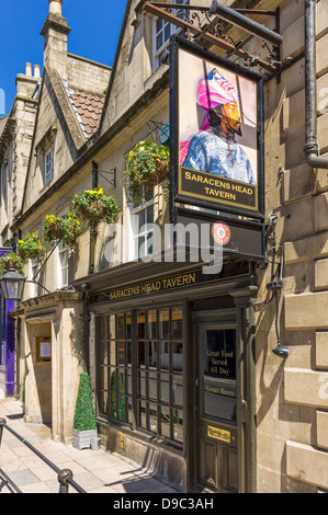 Sarazenen Head Pub in Bath, Somerset, Uk Stockfoto