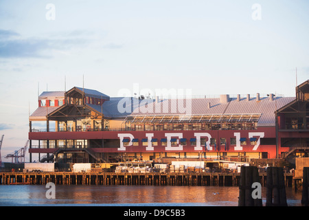 Pier 17, New York City, USA Stockfoto