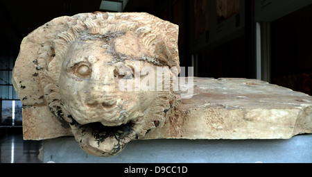 Löwenköpfige Wasserhose aus der Nord-Ost-Ecke des Parthenon, Athen, Griechenland Stockfoto