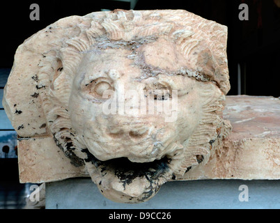 Löwenköpfige Wasserhose aus der Nord-Ost-Ecke des Parthenon, Athen, Griechenland Stockfoto