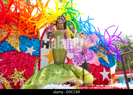 2013 Gay Pride Parade, West Hollywood, Los Angeles County, Kalifornien, USA Stockfoto