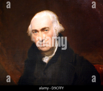 Detail aus "Portrait von James Watt" 1812, von Sir Thomas Lawrence (1769-1830). Stockfoto