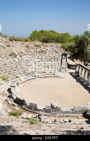 Asien, Türkei, südlichen Ägäisküste, Priene, archäologischen Zone, Theater Stockfoto