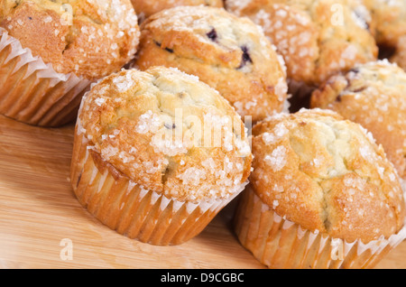 Golden Braun Blaubeer-muffins Stockfoto